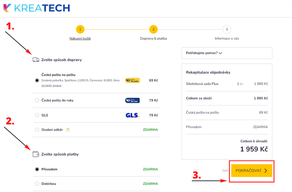 Jak nakupovat na Kreatech.cz - 5